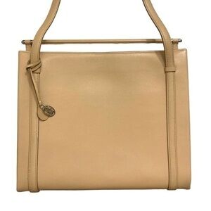 Cartier neutral leather bag
